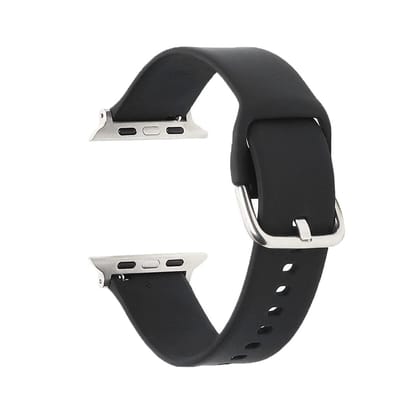 Black Silicone Strap - 20/22 MM Black Silicone Strap - 20/22 MM - 22 MM