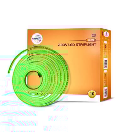 Wipro Garnet 10 mtr LED Strip Light (Water Proof), Green