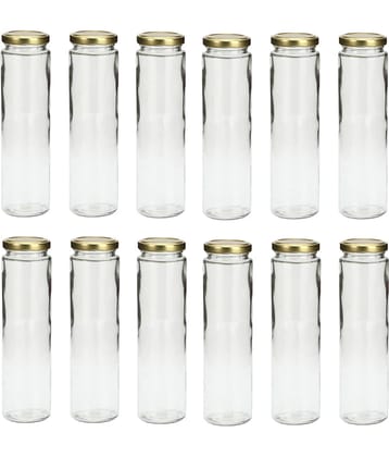 AFAST Glass Container Glass Transparent Utility Container ( Set of 12 )
