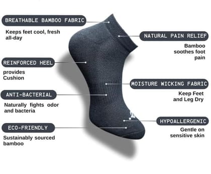 3_Pair Set Unisex Casual Cotton Printed Low Cut Socks (Multicolor)