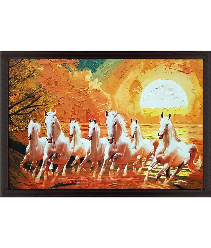 Indianara - Abstract Painting With Frame