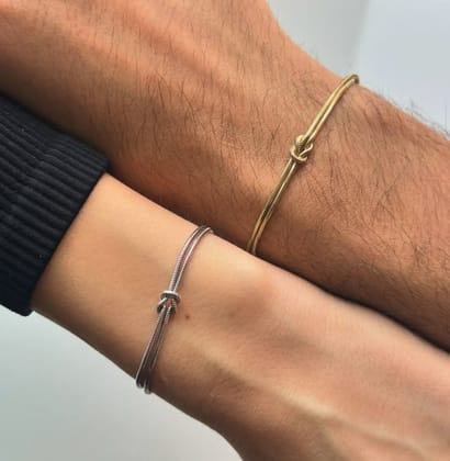 Love knot 18K Gold plated Bracelet Combo