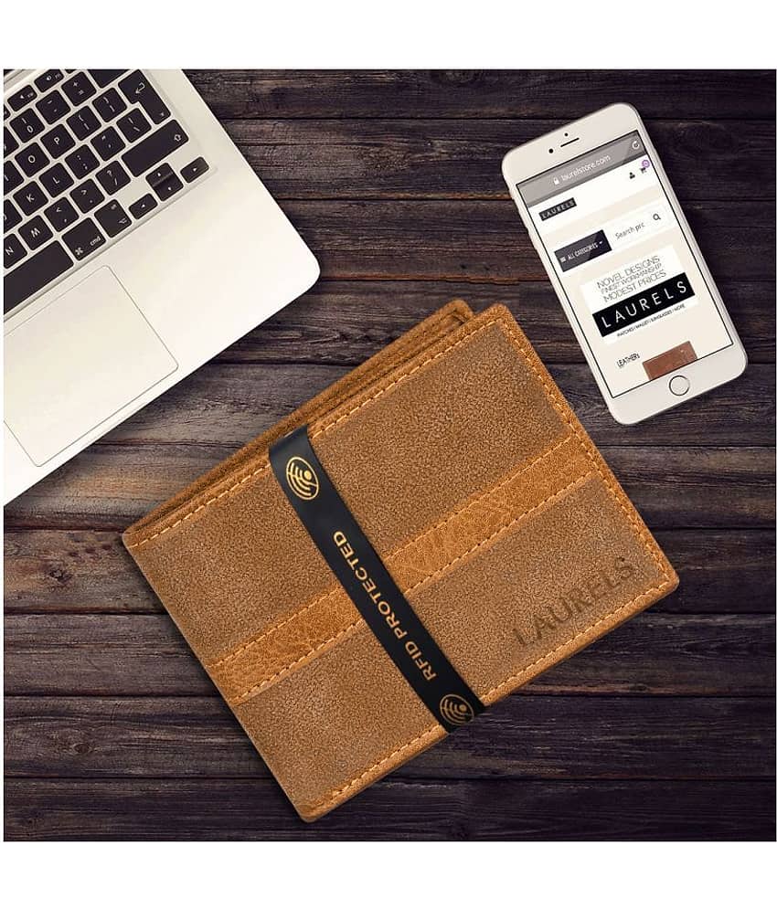 Laurels Leather Tan Casual Regular Wallet