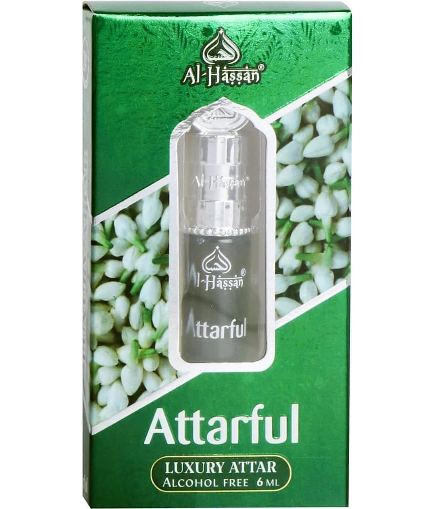 Al - Hassan Attarful Attar For Men & Women Alcohol-free ittar Roll on 6 ml (Pack of 1)
