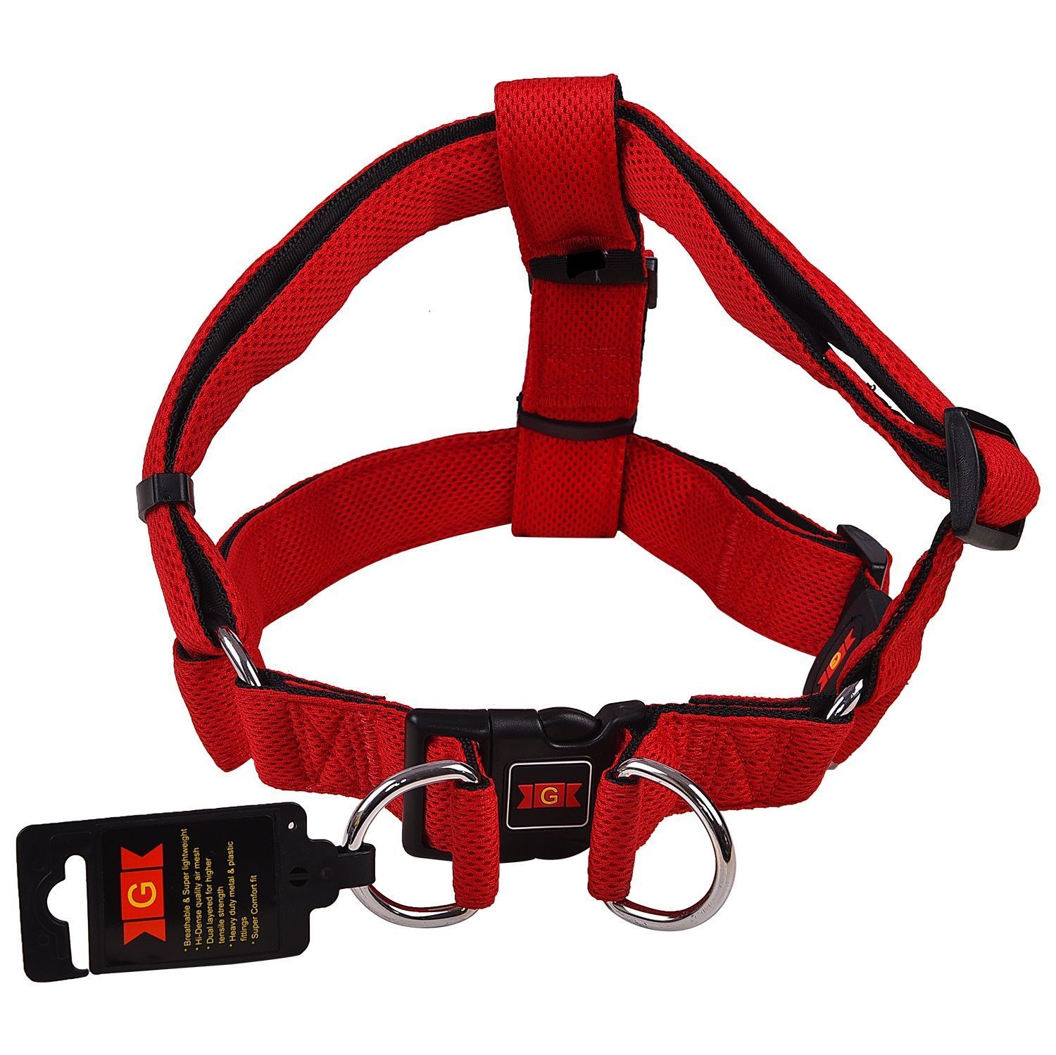 Glenand  Mesh Harness Large Red DCA1150