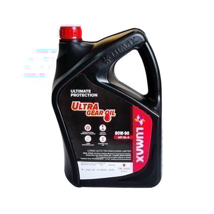 Lumax Ultra Gear Oil EP 80W-90 API GL4| 2.5L | Excellent Anti-wear Protection| Extreme Pressure Gear Oil for Cars of All Fuel Types Lumax Ultra Gear Oil EP 80W-90 API GL4| 2.5L | Excellent Anti-wear Protection| Extreme Pressure Gear Oil for Cars of All Fuel Types