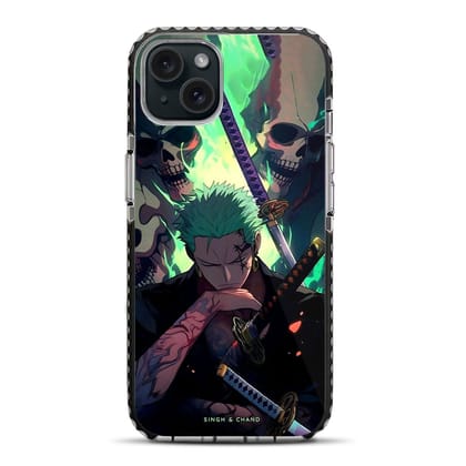 Roronoa Zoro 2.0 One Piece Anime iPhone 15 Stride Phone Case-Stride