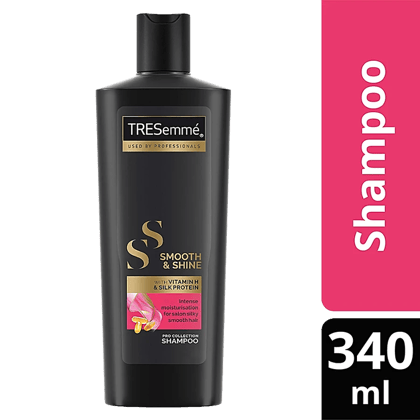 Tresemme Smooth & Shine Pro Collection Shampoo - Vitamin H & Silk Protein, Intense Moisturisation, 340 Ml
