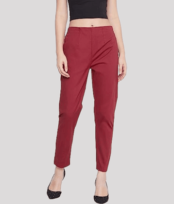 PP Kurtis - Grey Lycra Regular Women's Formal Pants ( Pack of 1 )