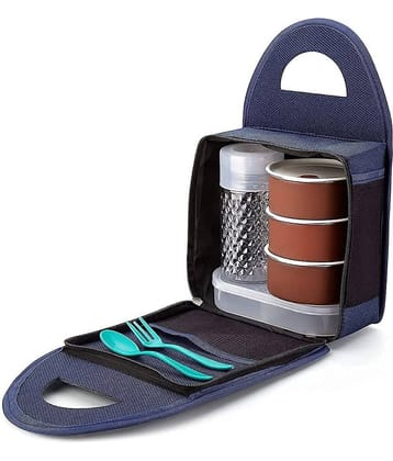 Analog kitchenware - School,College,Office Lunch Box/Tiffin Brown Stainless Steel Lunch Box ( Pack of 1 ) 250 ml