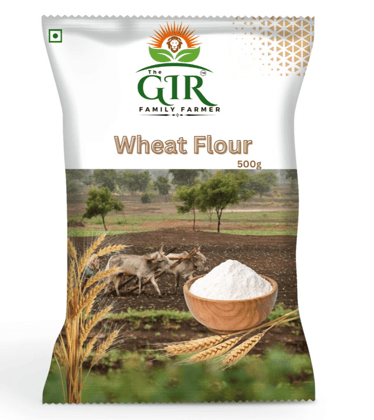 The Gir Organic Wheat Flour / Roti / Chapati - GENHU ATTA- 500g The Gir Organic Wheat Flour / Roti / Chapati - GENHU ATTA- 500g