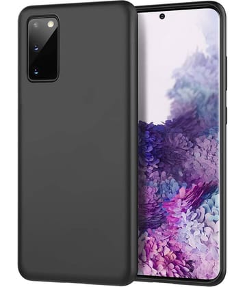 Spectacular Ace Black Soft Silicon Cases For Samsung Galaxy S20 - Pack of 1