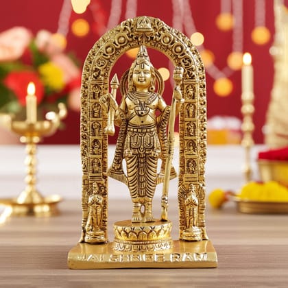 Brass Showpiece Ramlala God Idol Statue (BSMAS1717 E)