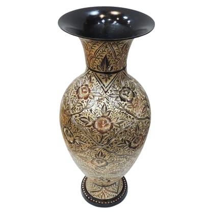 Brass Flower Pot | Decorative Home & Office Vase, Height : 24 Inch (FMAS783 E)