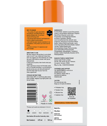 Chemist At Play Exfoliating Shower Gel Body Wash Gently Exfoliates Dead Skin Cells, 473ml (Pack of 1)