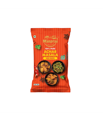 MANPRAS ACHAR MASALA 100GM [ PACK OF 3 ] Masala 100 gm