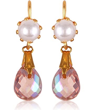 Vighnaharta Gold Drop Earrings ( Pack of 1 )