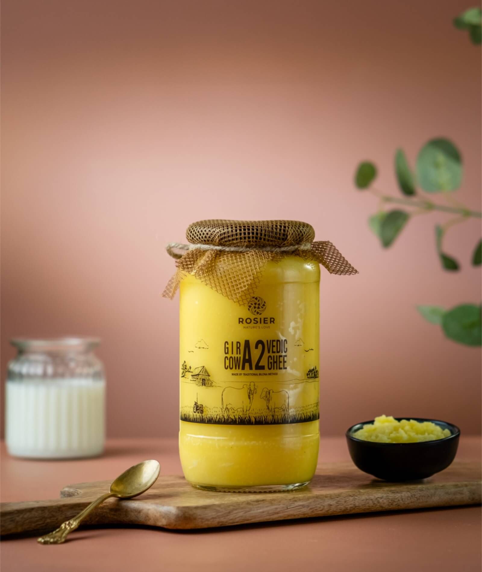 Gir Cow A2 ghee - Made From Curd-1 Ltr