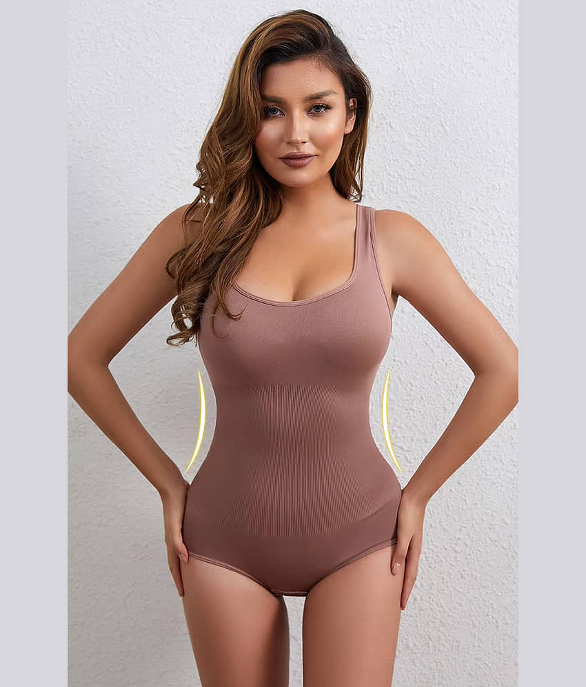FIHA Pack of 1 Polyester Women's BodySuite ( Black )