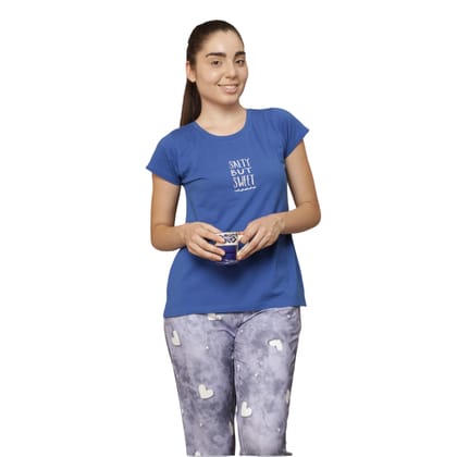 Vieviana Pj Set Nightwear|Ev14003-Blue / S