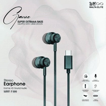 Walta Elite Game type C Earphone Walta Elite Game type C Earphone