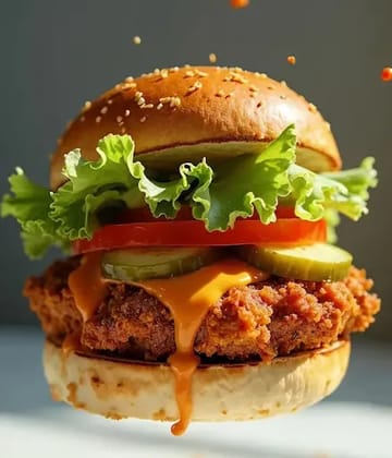 1 Crispy Chicken Burger 1 Crispy Chicken Burger