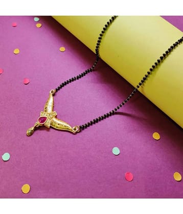 Gilher Gold Plated daily wear Mangalsutra For Women.