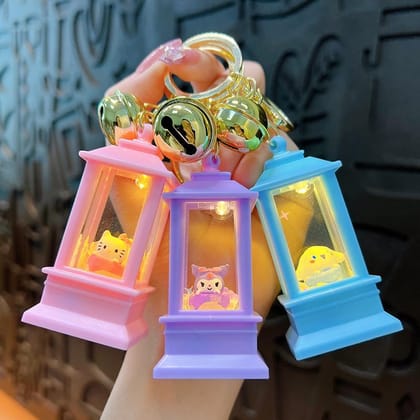 Lantern Lamp Keychain-Lavender