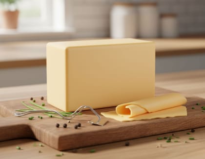 Processed Cheddar Cheese Block 1KG