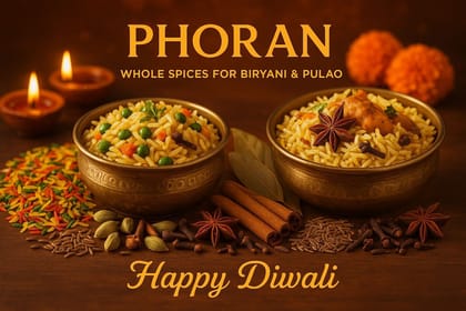 250 gm Buy Biryani Spice Kit - Complete Bundle of joy | 100 gm Biryani Masala l 50 Garam Masala l 50 gm Kashmiri Chillie Powder l 50 gm Tikhalal Chillie powder l Phoran Complete Spice Bundle for Perfect Restaurant-Style Biryani