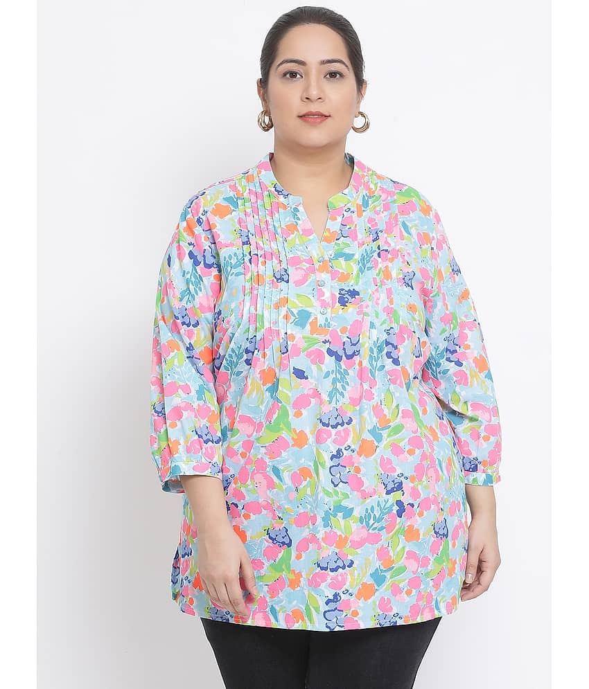 Oxolloxo Women's Cotton Regular Top ( Multicolor )