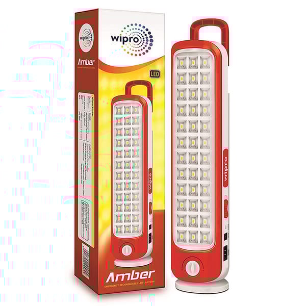 Amber Rechargeable Emergency LED Lantern