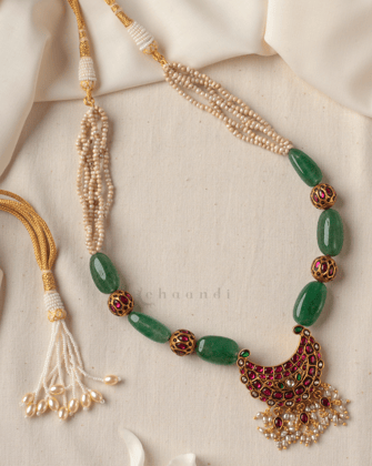 Gold Polish Silver Necklace CHN1576