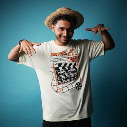 Andaz Apna Apna: Wah Wah Productions Oversized T-Shirt-S