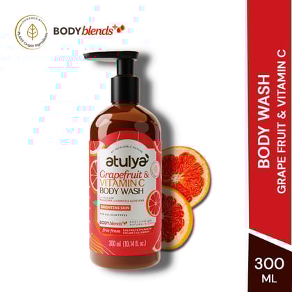Atulya Grapefruit & Vitamin C Body Wash | Brightens Skin - 300 ML