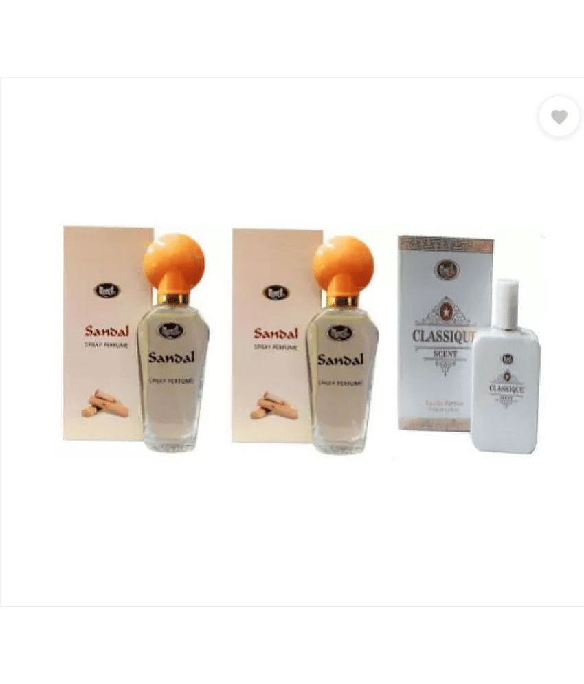 Monet - 2 SANDAL PERFUME 30 ML & 1 CLSSQUE PERFUME 50 ML Eau De Parfum (EDP) For Women,Men 110 ( Pack of 3 )