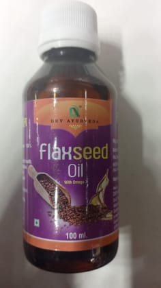 Dev ayurveda flaxseed oil with Omega 100 ml