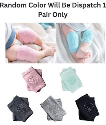 KALRA MAGIC Multicolor Cotton Baby Knee Pad ( Pair of 1 )