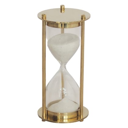Sand Timer 4 Inch | Vintage Hourglass Table Decor, Height : 3.6 Inch (ZMAS257 A)