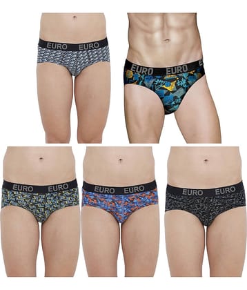Euro Multi Brief Pack of 5
