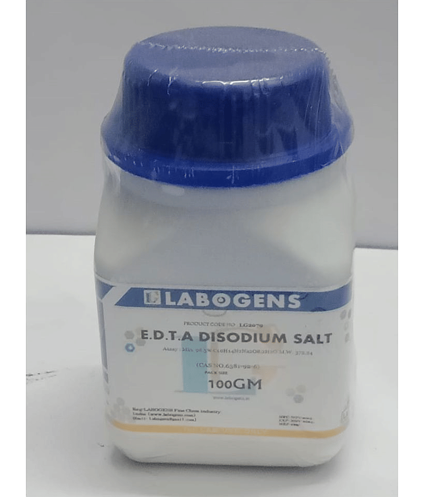 E.D.T.A. Disodium Salt (CAS NO.6381-92-6) 100 GM ₹