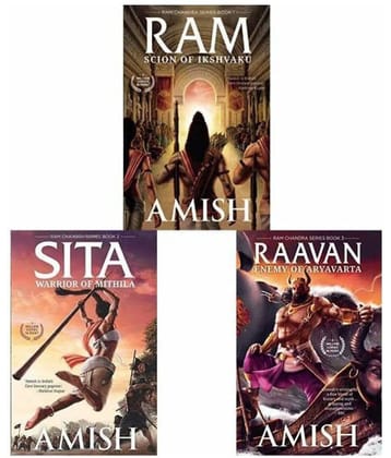 Ram Chandra Series - Ram, Sita & Raavan (Set of 3 Books) English Paperback By Amish Tripathi