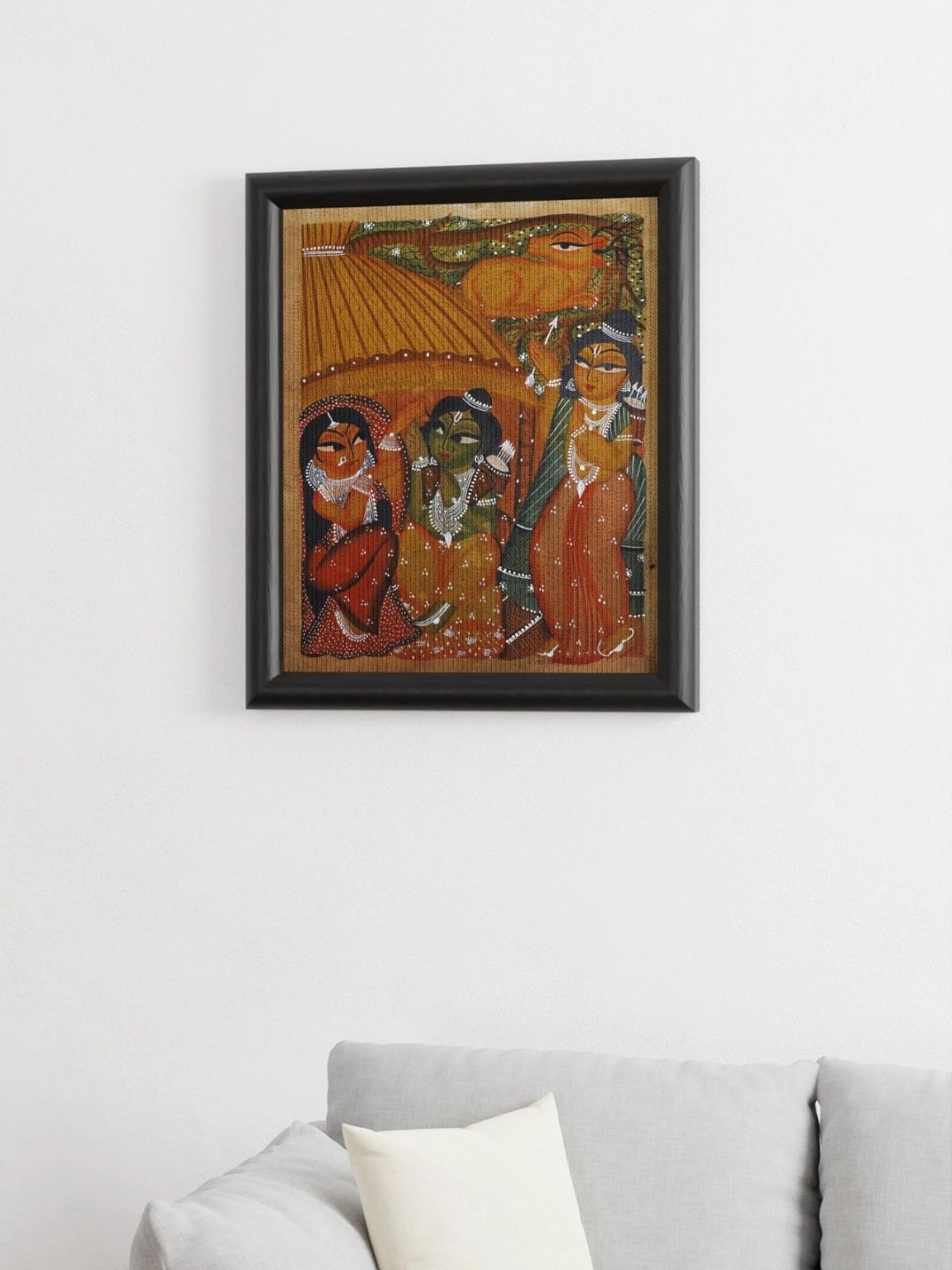The Royal Trio Patachitra Art