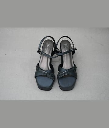 FREESIA STYLE - Black Women's Sandal Heels