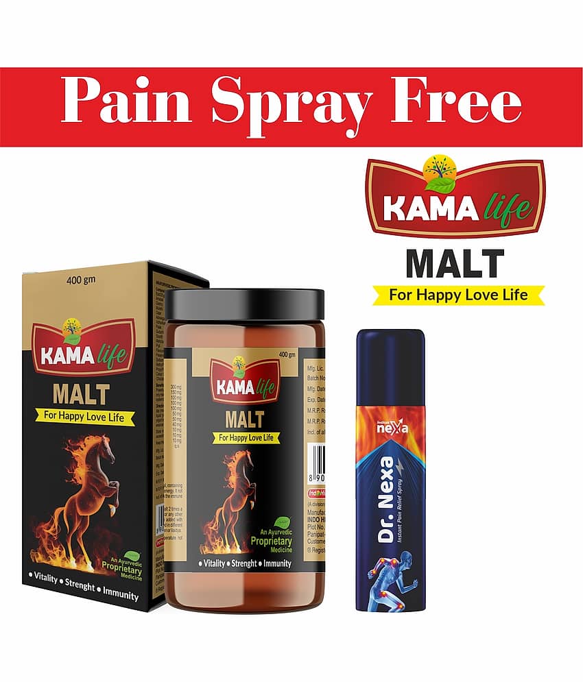 Buy Kama Life Malt And Get 1 Pain Relief Spray