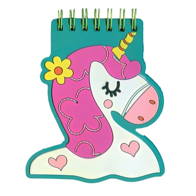 Compact Creativity: Cute Mini Silicone Notepad-Unicorn