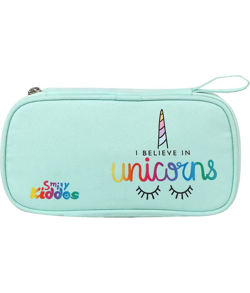 Smily Kiddos Zipper Pencil Pouch Unicorn Sea - Green