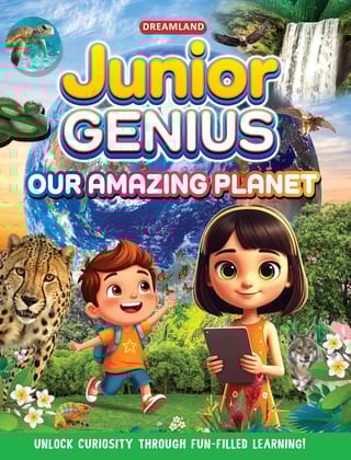 Junior Genius: Our Amazing Planets – A Fun-Filled Learning Book for Kids Age 7+ | Discover Earth, Mars, Jupiter & More with Facts, Activities, and Quizzes