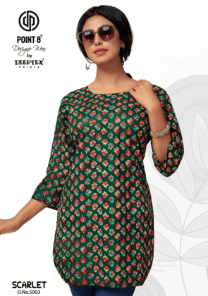 Scarlet Vol 5 Deeptex Prints Short Kurtis
