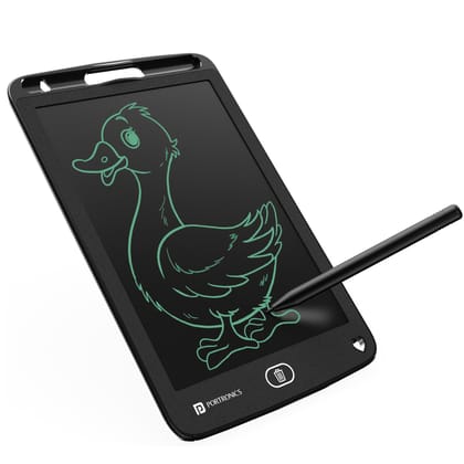 Portronics Ruffpad 8.5E Re-Writable LCD Writing Pad with Screen 21.5cm (8.5-inch) for Drawing, Playing, Handwriting Gifts for Kids & Adults